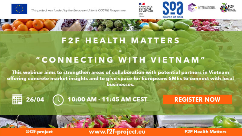 F2F Health Matters Connecting with Vietnam 26.04.22 - Banner