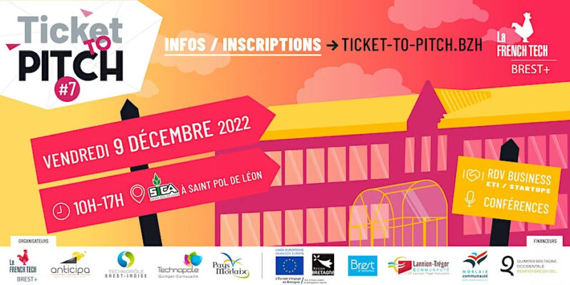 Ticket to pitch - French Tech Brest +