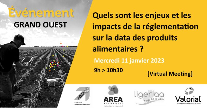 Webinaire enjeux de la data des produits alimentaires - Janvier 2023