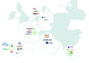 Valorial - carte partenaires européens