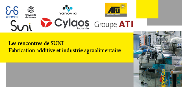 Bannière rencontres SUNI - Fabrication additive 19 juin 2025