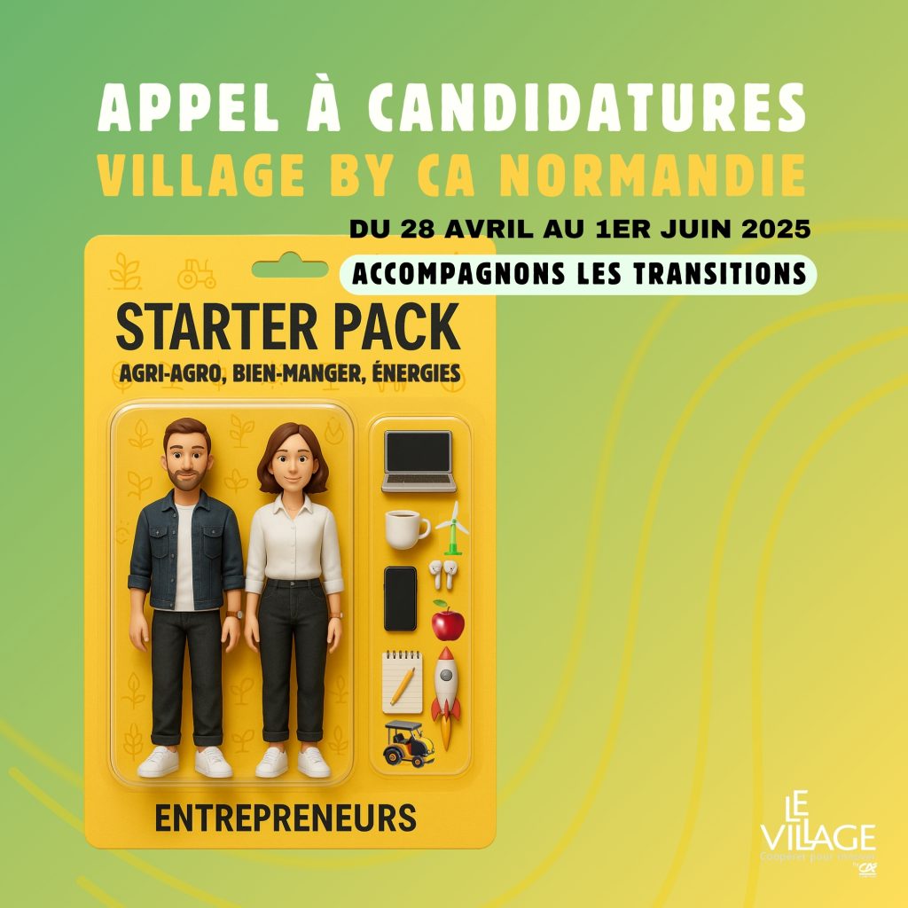 Visuel AAP Village by CA Normandie avril 2025